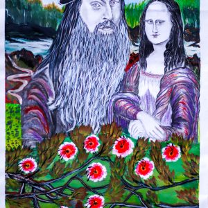 leonard da vinchi and mona lisa